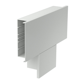 6163096 Obo WDK T80210LGR T-Stück 400x210x80 Polyvinylchlorid lichtgrau 7 Produktbild front M