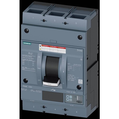 3VA6580-5JQ32-0AA0 Siemens Leistungsschalter 3VA6 UL Frame 800 Sch Produktbild