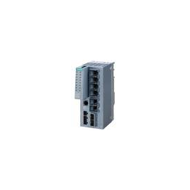 6GK52062RS005AC2 Siemens SCALANCE XC206- 2G PoE, managed Layer 2 switch, 6x RJ45 Produktbild front M