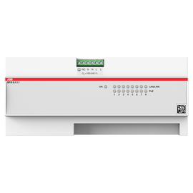2CDG120083R0011 ABB KNX IP Switch PoE 8 Ports Fast Ethernet 55 W REG Produktbild front M