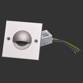 11103.965.00.01 Dot-Spot sl al, silver, square, 6500 K, 60° diffus Produktbild front M