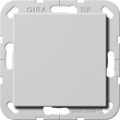 2836015 Gira Wippschalter BS 20 AX Aus 2-p System 55 Grau m Produktbild front S
