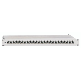 N235 103 05 Rutenbeck PoE+-Patchpanel, Midspanlösung, 24 x RJ45-Steckbuchsen, Produktbild front M