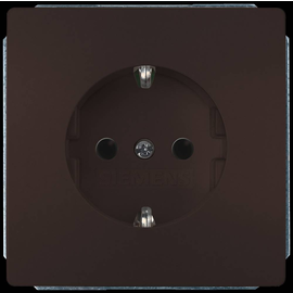 5UB18550CH01 Siemens DELTA style SCHUKO- Steckdose mit erhöhtem Berührungsschutz Produktbild front M