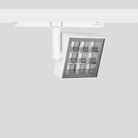 51084.1K4 Bega Stromschienenstrahler Quadrat Produktbild front M