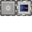 30806084 Berker Radio mit Lautspr. DAB+, Bt.,Q.x alu Produktbild