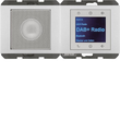 30807003 Berker Radio mit Lautspr. DAB+, Bt., K.x alu Produktbild
