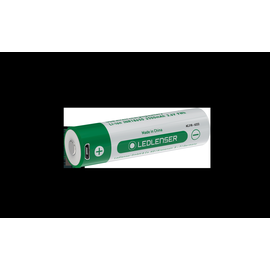 502595 Led Lenser 18650 Li-Ion Ersatz- Akku Mikro-USB, 3,6 V, 2500 mAh Produktbild front M