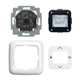 2CKA001032A0521 Busch-Jaeger Raumtemperaturregler-Timer Komplettset Produktbild front M