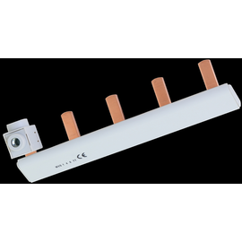 900849 Dehn Modularverdrahtungssystem berührungssicher 1-phasig 4-polig 8TE m Produktbild front M