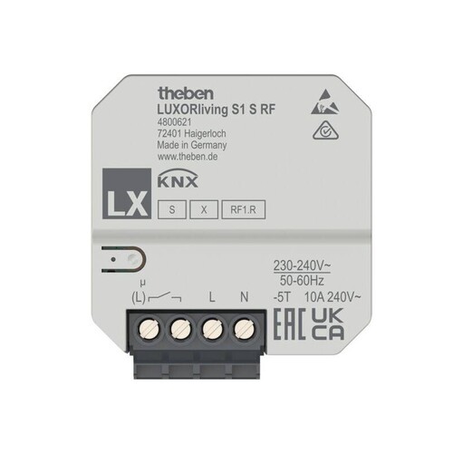 4800621 Theben UP-Funk-Schaltaktor LUXORliving Produktbild Front View L