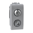 NT4214DN Bticino LivingLight Anschlussdose für TV-Sat 1-modulig in d Produktbild