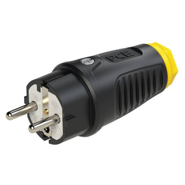 0521-se PC-Electric Taurus2 Gummi- Stecker 2SL IP54 (schwarz/gelb) Produktbild