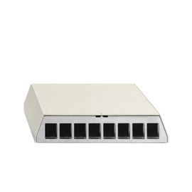 23911208 Rutenbeck Cat.6A iso-Patchpanel mit 8 Universalmodulen UM-Cat.6A iso 10 Produktbild front M