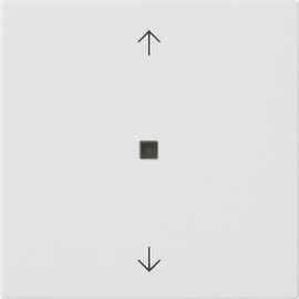 538227 Gira S3000 Bedienaufs. BT Pfeile Reinweiß m Produktbild front M