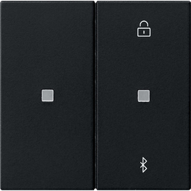 5381005 Gira S3000 Jal.-/Schaltuhr BT System 55 Schwarz m Produktbild front M