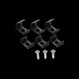391282 SG Leuchten SlimLine Befestigungsklammern schwarz (Sparepart) Produktbild front M