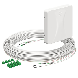 4252048 Kaiser Teilnehmeranschluss Gf-TA E3S Connect® Aufputz, 2xF, LC/APC DX, L Produktbild front M