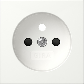 494527 Gira Abd. Steckd. Erdstift SH System 55 Reinweiß m Produktbild front M