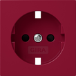 4921108 Gira Abd. SCHUKO-Steckd. SH WSV System 55 Rot Produktbild front S