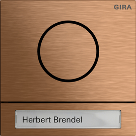 5565921 Gira Türstationsmod. System 106 Bronze Produktbild front M