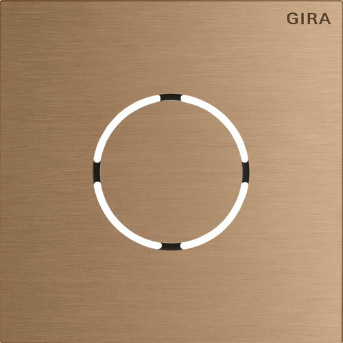 5578921 Gira Frontpl. Sprachmodul System 106 Bronze Produktbild Front View L