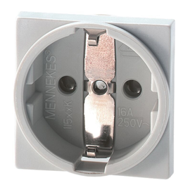 11510K Mennekes Raststeckdose SCHUKO, 16A230V, IP20, GR Produktbild front M