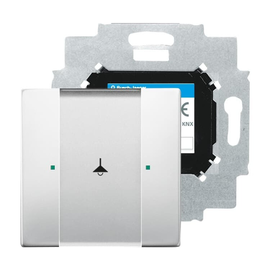 2CKA006115A0187 Busch-Jaeger KNX Bedienelement 1-fach mit beiliegendem B Produktbild front M