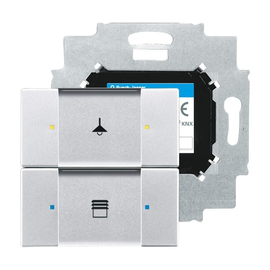 2CKA006116A0172 Busch-Jaeger KNX Bedienelement 2-fach mit beiliegendem B Produktbild front M