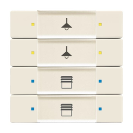 2CKA006117A0210 Busch-Jaeger KNX Bedienelement 4/8-fach Multifunktion/Fa Produktbild front M