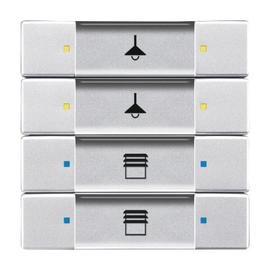 2CKA006117A0211 Busch-Jaeger KNX Bedienelement 4/8-fach Multifunktion/Fa Produktbild front M