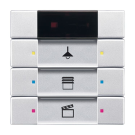 2CKA006135A0144 Busch-Jaeger KNX Bedienelement 3/6-fach mit IR-Schnittst Produktbild front M
