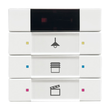 2CKA006135A0153 Busch-Jaeger KNX Bedienelement 3/6-fach mit IR-Schnittst Produktbild front S