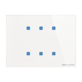 2CKA006300A1627 Busch-Jaeger KNX Bedienelement 6-fach Produktbild front M