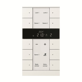 2CKA006330A0051 Busch-Jaeger KNX Raumtemperaturregler 10-fach Busch-Tent Produktbild front M