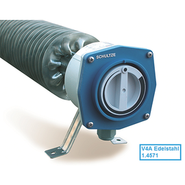 A 2000EA4 Schultze V4A (1.4571) Edelstahl Rippenrohrheizofen mit Thermo Produktbild front M