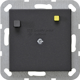 266428 Gira FI-Schutzschalter 30 mA System 55 Anthrazit Produktbild front M