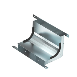 7400633 Obo KV2 25028-2 Vertikalkrümmer 2-zügig für EÜK-2 330x177,7x177,7 Stahl Produktbild front M