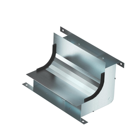 7400643 Obo KV2 25058-2 Vertikalkrümmer 2-zügig für EÜK-2 330x177,7x177,7 Stahl Produktbild front M