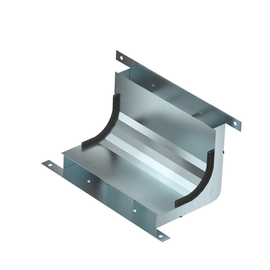 7400645 Obo KV3 25028-2 Vertikalkrümmer 3-zügig für EÜK-2 330x177,7x177,7 Stahl Produktbild front M