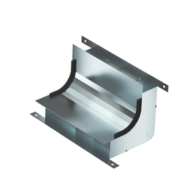 7400655 Obo KV3 25058-2 Vertikalkrümmer 3-zügig für EÜK-2 330x177,7x177,7 Stahl Produktbild front M