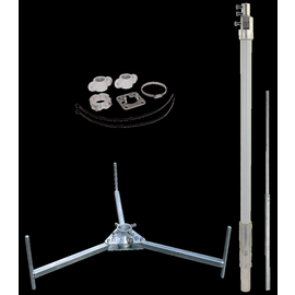 819687 Dehn Fangmast für HVI light plus -SET-D 40 mm L 3700 mm R 560 mm Produktbild