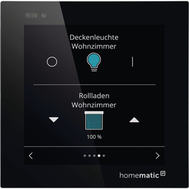 158448A0 EQ-3 Homematic Homematic IP Wired Glasdisplay-plus Produktbild front M