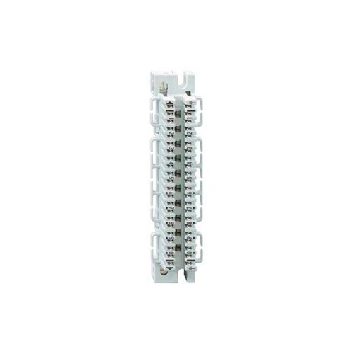 2600040 Rutenbeck Anschlussleiste 20 DA, mit LSA-Kontakten, 170 mm Befestigungsa Produktbild Front View L