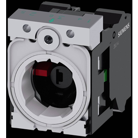 3SU1511-1AB40-3MA0 Siemens Halter für 3 Module, Metall, 1S, 1Ö, LED-Modul, grün Produktbild