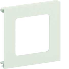 BR1201R79016 Tehalit Blende 1-fach R7 PVC BR OT 120 vweiß Produktbild front M