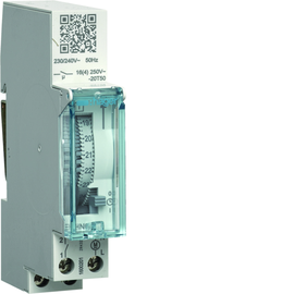 EHN010 Hager Tagesschaltuhr,1S/16A,1PLE,analog Produktbild front M