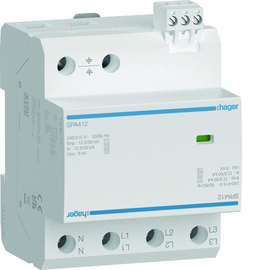 SPA412 Hager Überspan. T1+T2+T3 4P 12.5kA FM TNS/TT Produktbild front M