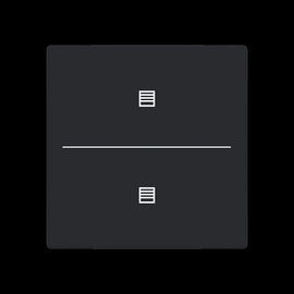 2CKA006199A0228 Busch-Jaeger Abdeckung 2-fach für Trevion Keypad / Symbol Jalo Produktbild front M