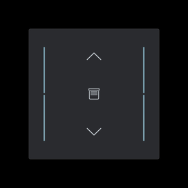 2CKA006199A0427 Busch-Jaeger Abdeckung 1-fach für Trevion Keypad / Symbol Jalo Produktbild front M